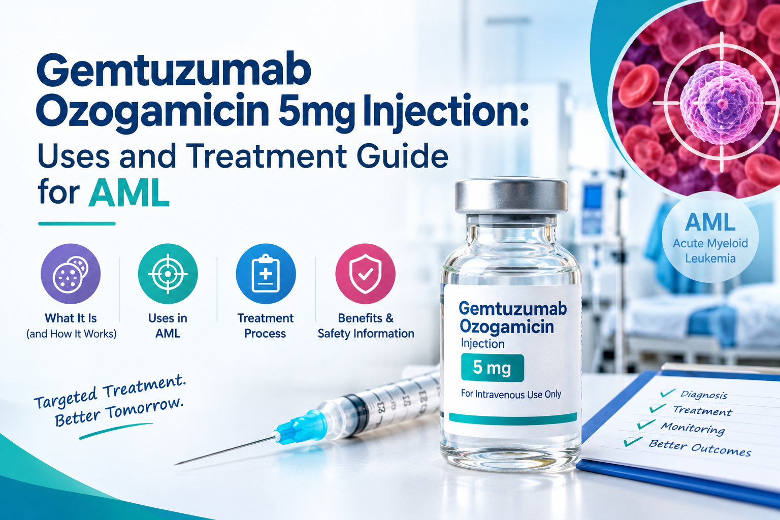 Gemtuzumab Ozogamicin 5mg injection for AML